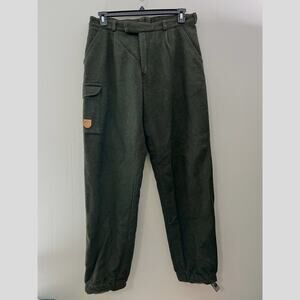 Vintage Fjallraven X Tyroler Loden Austrian Baur Size 48 Green Wool Field Pants